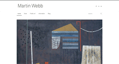 Desktop Screenshot of martinwebbart.com